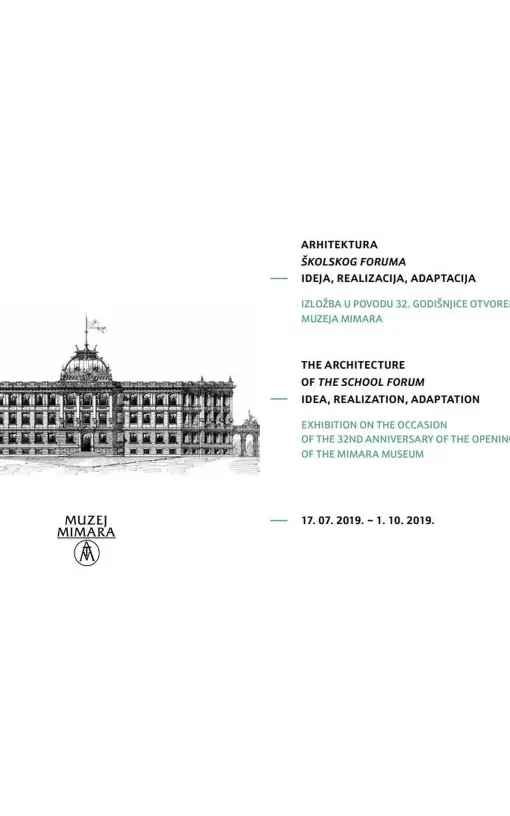 Arhitektura Školskog foruma: ideja, realizacija, adaptacija: izložba u povodu 32. godišnjice otvorenja Muzeja Mimara